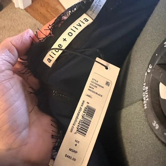 Alice + Olivia Misty Halter Maxi Dress NWT - Picture 13 of 13